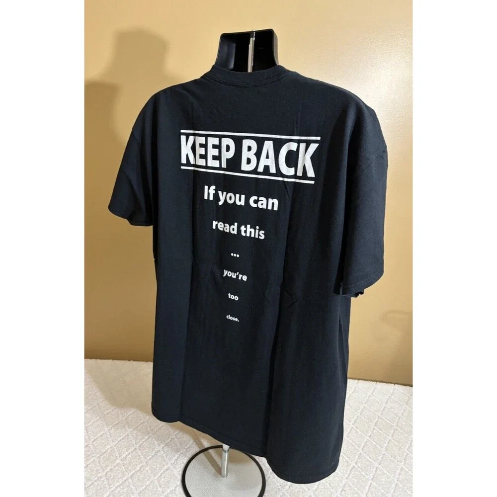 Sturgis Motorcycle Bike Rally Races 2020 COVID Social Distancing 2 Sided Tee XL - Picture 10 of 13